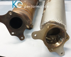 Ke-P / HJS Tuning legale Downpipe Honda Civic Type R FK2 90816010 eintragbar 76mm