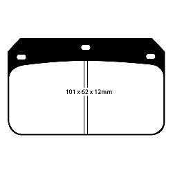 EBC Rennbremsbeläge RP1High End EBC Rennbremsbeläge - DP8001RP1