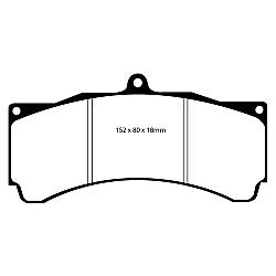 EBC Yellowstuff BremsbelägeHigh End Lösung für schnelle Straßenfahrzeuge - DP4005R