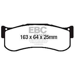 EBC Yellowstuff BremsbelägeHigh End Lösung für schnelle Straßenfahrzeuge - DP4048R