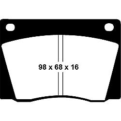 EBC Greenstuff BremsbelägeAramid Bremsbelag für mehr Bremskraft - DP2108