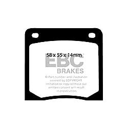 EBC Blackstuff Bremsbelägeoptimierter Austauschbremsbelag - DP139