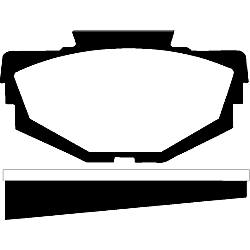 EBC Blackstuff Bremsbelägeoptimierter Austauschbremsbelag - DP155