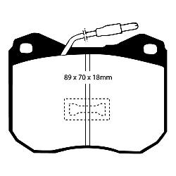 EBC Blackstuff Bremsbelägeoptimierter Austauschbremsbelag - DP239