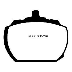 EBC Blackstuff Bremsbelägeoptimierter Austauschbremsbelag - DP240