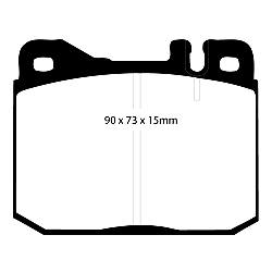 EBC Greenstuff BremsbelägeAramid Bremsbelag für mehr Bremskraft - DP2261