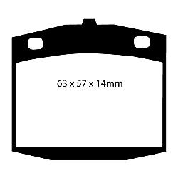 EBC Blackstuff Bremsbelägeoptimierter Austauschbremsbelag - DP286