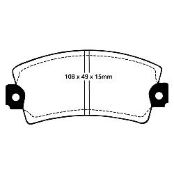 EBC Greenstuff BremsbelägeAramid Bremsbelag für mehr Bremskraft - DP2317