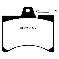 EBC Blackstuff Bremsbelägeoptimierter Austauschbremsbelag - DP349
