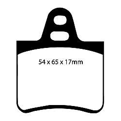 EBC Blackstuff Bremsbelägeoptimierter Austauschbremsbelag - DP350