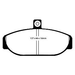 EBC Blackstuff Bremsbelägeoptimierter Austauschbremsbelag - DP435