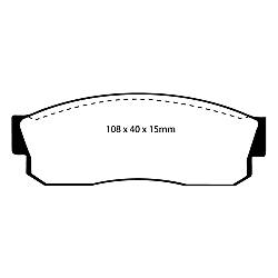 EBC Blackstuff Bremsbelägeoptimierter Austauschbremsbelag - DP452