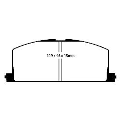 EBC Greenstuff BremsbelägeAramid Bremsbelag für mehr Bremskraft - DP2453