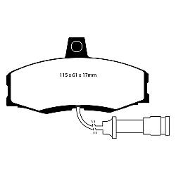 EBC Blackstuff Bremsbelägeoptimierter Austauschbremsbelag - DP455