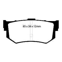 EBC Blackstuff Bremsbelägeoptimierter Austauschbremsbelag - DP514