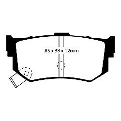 EBC Blackstuff Bremsbelägeoptimierter Austauschbremsbelag - DP514/2