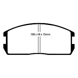EBC Blackstuff Bremsbelägeoptimierter Austauschbremsbelag - DP537