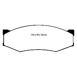 EBC Blackstuff Bremsbelägeoptimierter Austauschbremsbelag - DP538