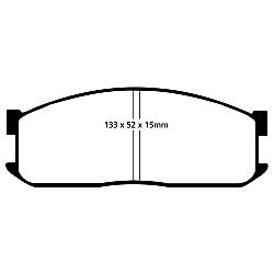 EBC Blackstuff Bremsbelägeoptimierter Austauschbremsbelag - DP599