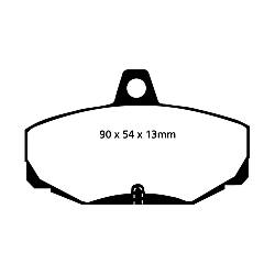 EBC Yellowstuff BremsbelägeHigh End Lösung für schnelle Straßenfahrzeuge - DP4617R