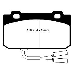 EBC Blackstuff Bremsbelägeoptimierter Austauschbremsbelag - DP625