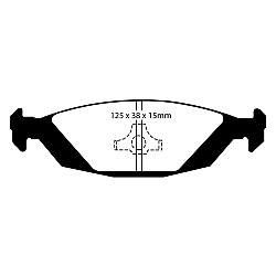 EBC Yellowstuff BremsbelägeHigh End Lösung für schnelle Straßenfahrzeuge - DP4635R