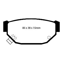 EBC Blackstuff Bremsbelägeoptimierter Austauschbremsbelag - DP674