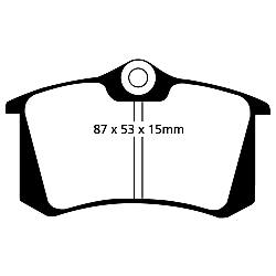 EBC Yellowstuff BremsbelägeHigh End Lösung für schnelle Straßenfahrzeuge - DP4680R