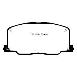 EBC Yellowstuff BremsbelägeHigh End Lösung für schnelle Straßenfahrzeuge - DP4725R
