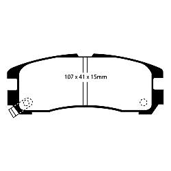 EBC Greenstuff BremsbelägeAramid Bremsbelag für mehr Bremskraft - DP2738