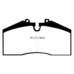 EBC Orangestuff EBC RennbremsbelägeEBC Rennbremsbeläge - DP9767