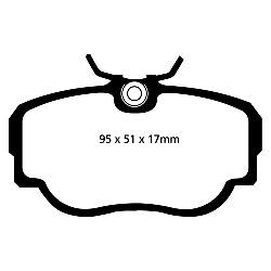 EBC Yellowstuff BremsbelägeHigh End Lösung für schnelle Straßenfahrzeuge - DP4779R