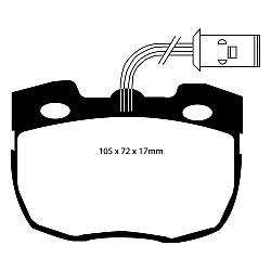 EBC Greenstuff Bremsbeläge 6000er SerieFür SUV und 4&4 Fahrzeuge - DP6814