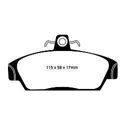 EBC Blackstuff Bremsbelägeoptimierter Austauschbremsbelag - DP817