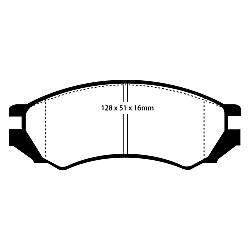 EBC Greenstuff BremsbelägeAramid Bremsbelag für mehr Bremskraft - DP2839