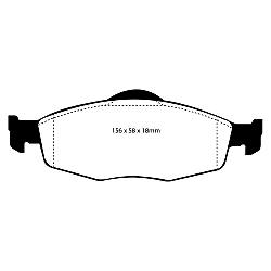 EBC Blackstuff Bremsbelägeoptimierter Austauschbremsbelag - DP950