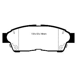 EBC Greenstuff Bremsbeläge 6000er SerieFür SUV und 4&4 Fahrzeuge - DP6964