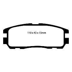 EBC Blackstuff Bremsbelägeoptimierter Austauschbremsbelag - DP974
