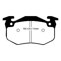 EBC Greenstuff BremsbelägeAramid Bremsbelag für mehr Bremskraft - DP2983