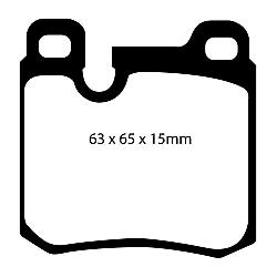 EBC Yellowstuff BremsbelägeHigh End Lösung für schnelle Straßenfahrzeuge - DP4996R