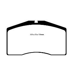 EBC Bluestuff NDX EBC RennbremsbelägeFür Rennen und Langstreckenrennen - DP5997NDX