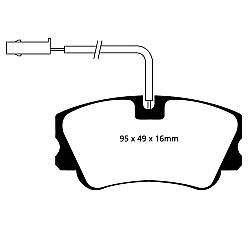 EBC Blackstuff Bremsbelägeoptimierter Austauschbremsbelag - DP1011