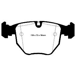 EBC Yellowstuff BremsbelägeHigh End Lösung für schnelle Straßenfahrzeuge - DP41036R