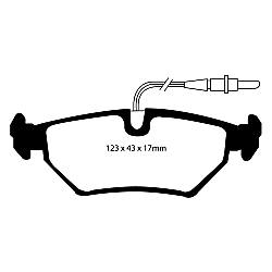 EBC Blackstuff Bremsbelägeoptimierter Austauschbremsbelag - DP1040