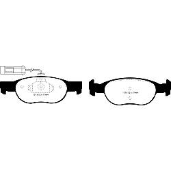 EBC Blackstuff Bremsbelägeoptimierter Austauschbremsbelag - DP1059