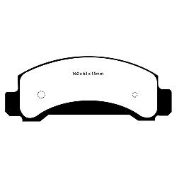 EBC Greenstuff Bremsbeläge 7000er SerieHigh End Lösung für SUV und 4&4 Fahrzeuge - DP71085