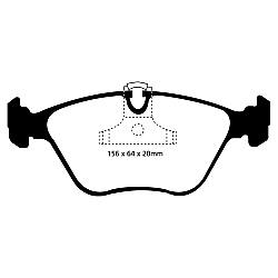 EBC Yellowstuff BremsbelägeHigh End Lösung für schnelle Straßenfahrzeuge - DP41089R