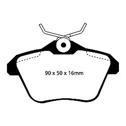 EBC Greenstuff BremsbelägeAramid Bremsbelag für mehr Bremskraft - DP21096