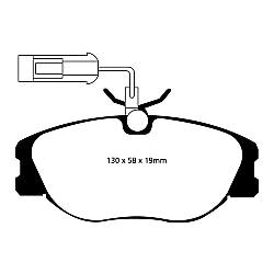 EBC Yellowstuff BremsbelägeHigh End Lösung für schnelle Straßenfahrzeuge - DP41109R