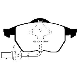 EBC Greenstuff BremsbelägeAramid Bremsbelag für mehr Bremskraft - DP21114
